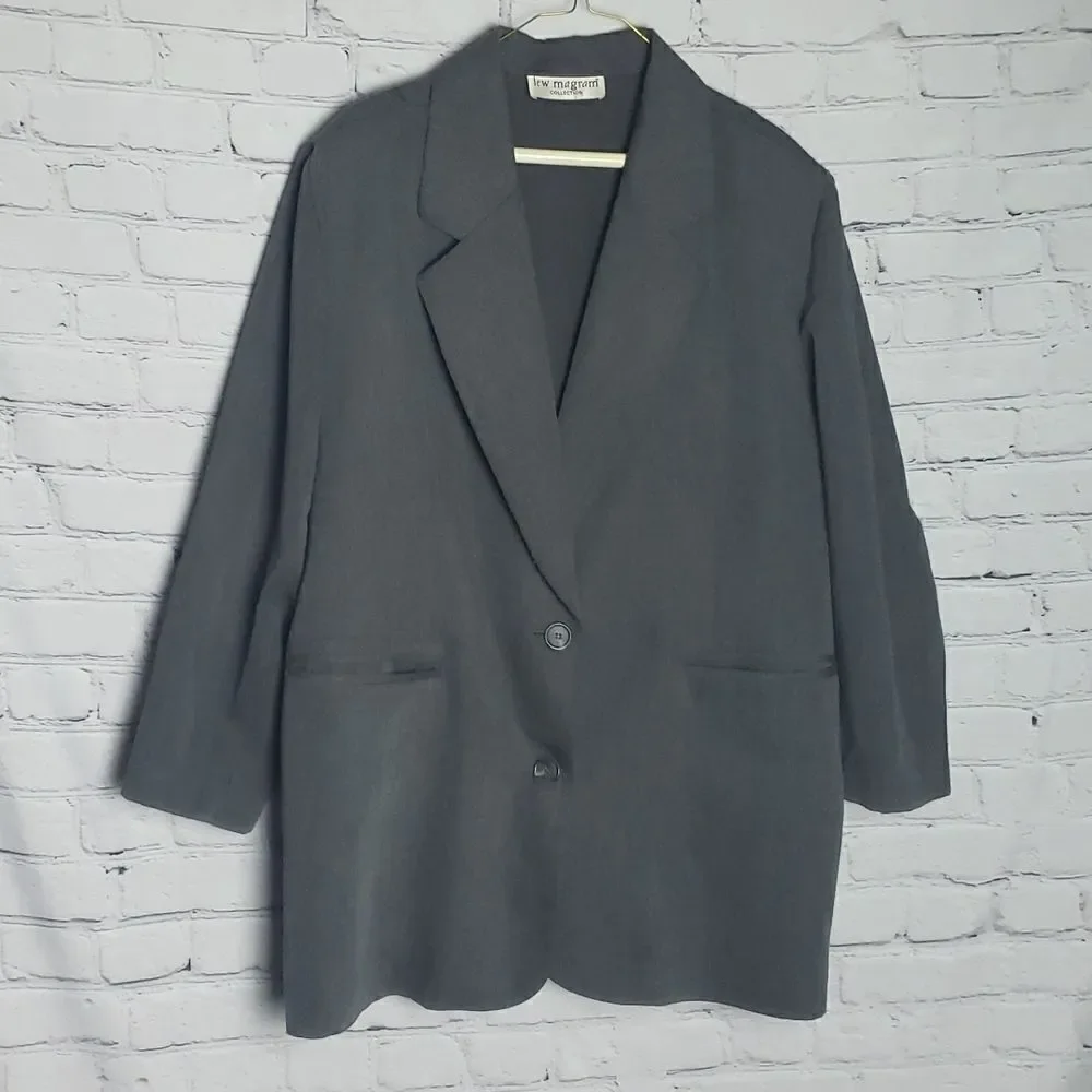 Vintage Lew Magram Gray Suit Set